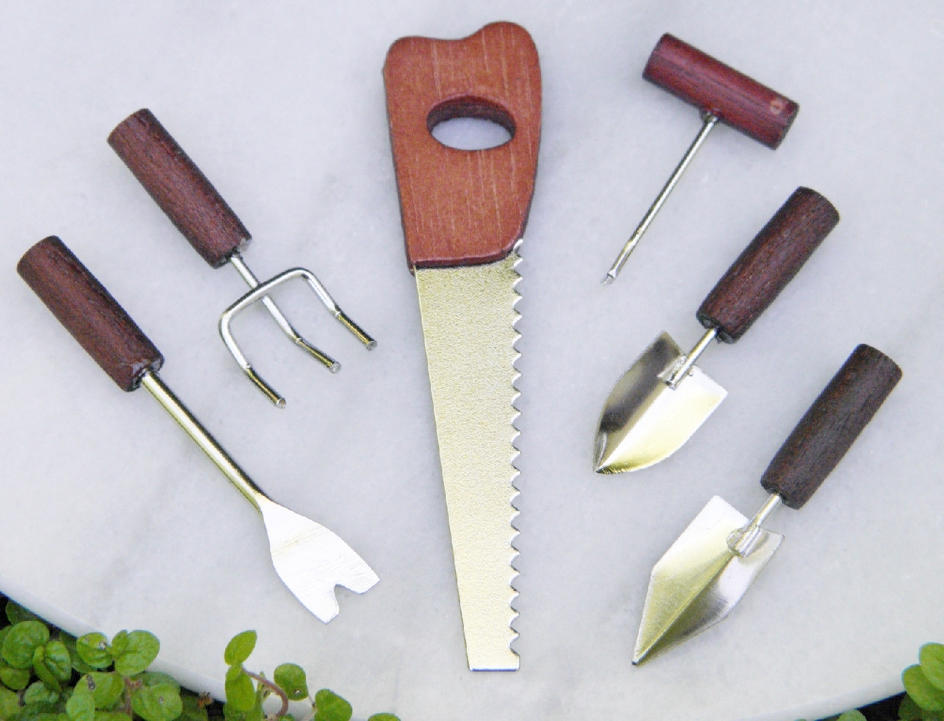 Miniature Fairy Garden Dollhouse Timeless Mini Tools Set - 6...