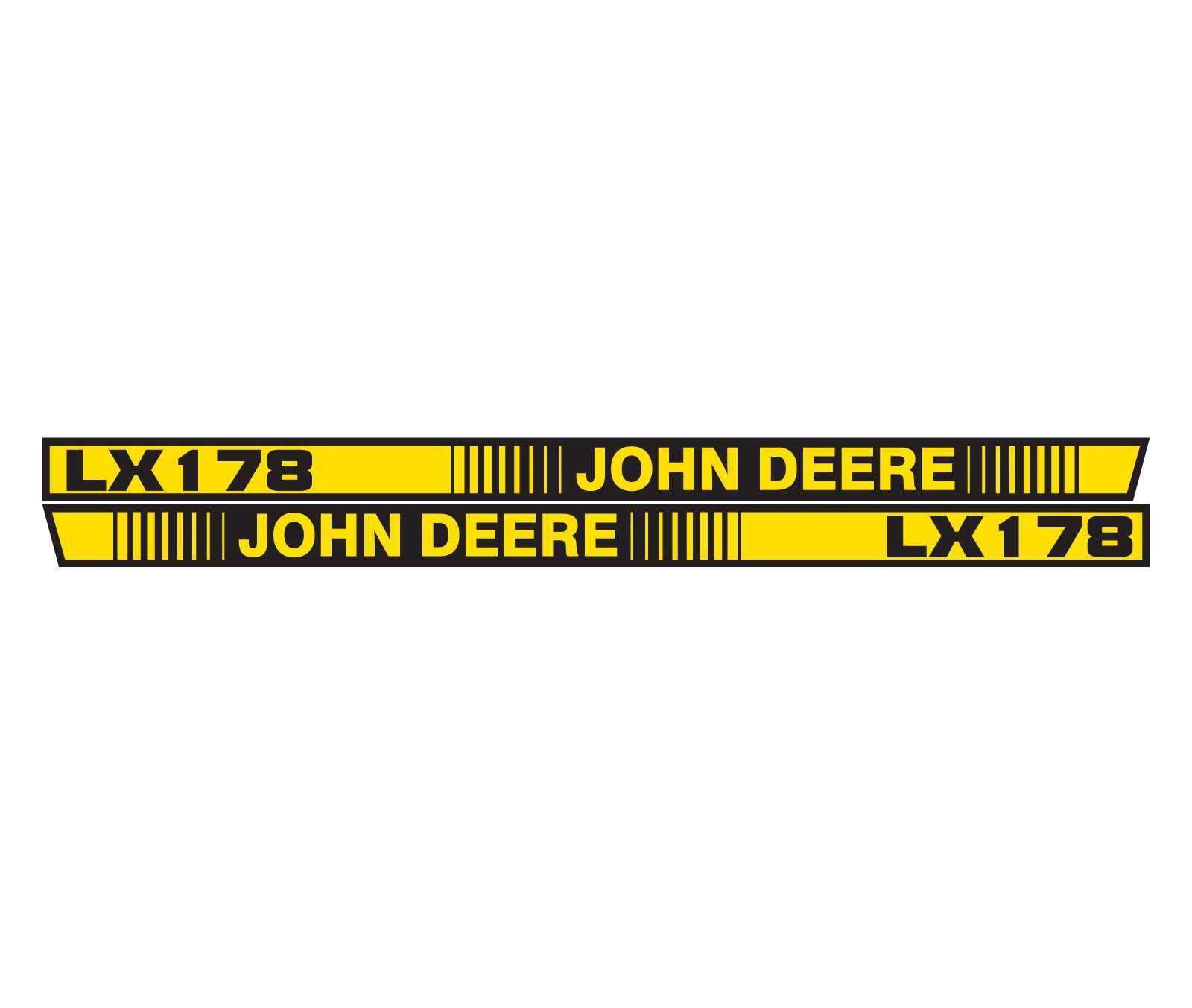 John Deere LX 178 Hood Trim Decal Set
