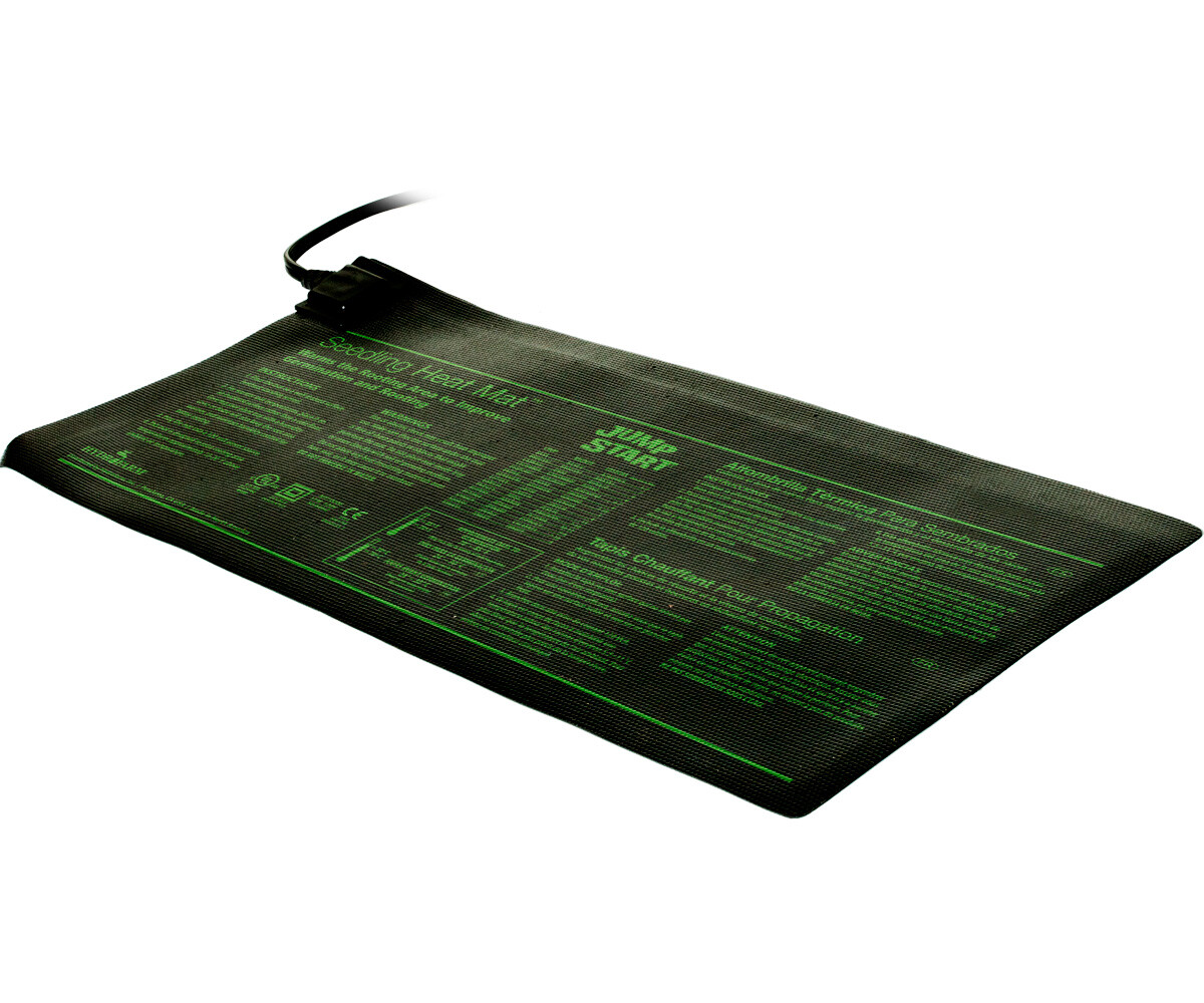 Hydrofarm Heat Mat - 10" x 20" 17W Seed Germination Pad