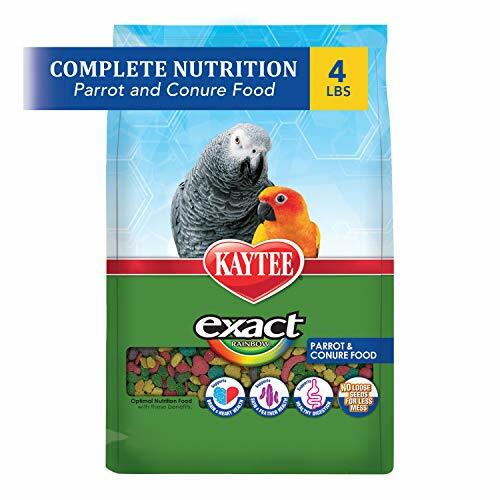 Kaytee Exact Rainbow Premium Daily Nutrition for Parrots and...