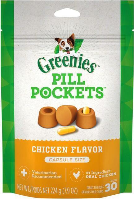 Greenies Chicken Flavor Pill Pockets - 7.9 Oz