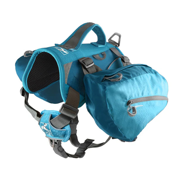 Kurgo Coastal Blue Baxter Backpack for Large Dogs (30-85 lbs...