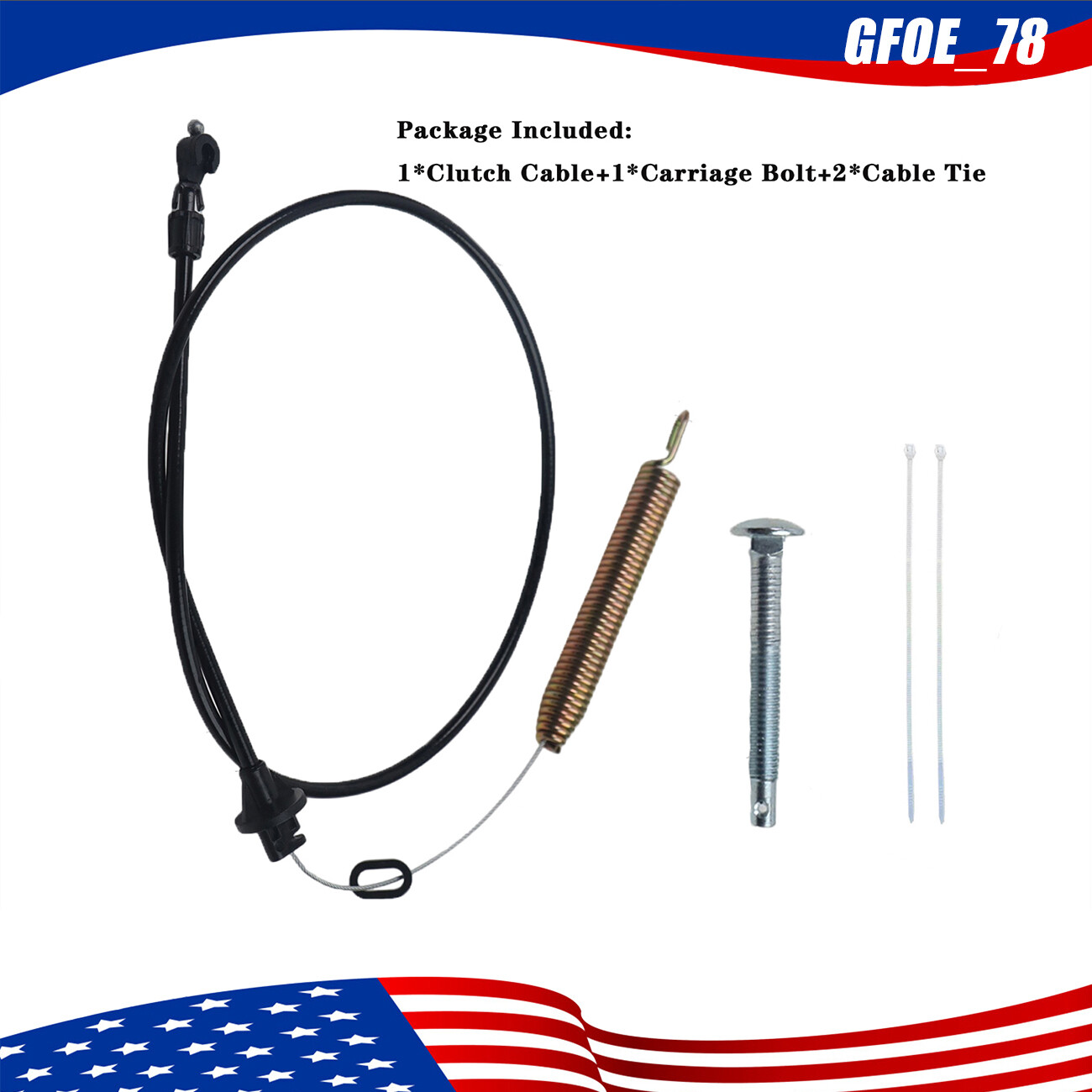 Craftsman 42" Deck Engagement Clutch Cable for Riding Mower...