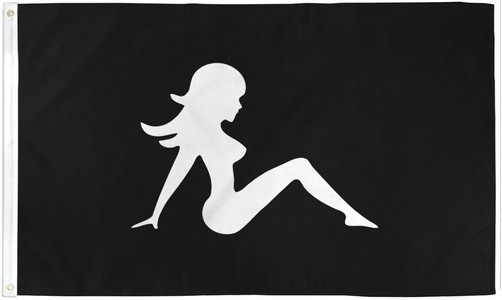 "Lady Flag 3x5ft Polyester Banner Sign"
