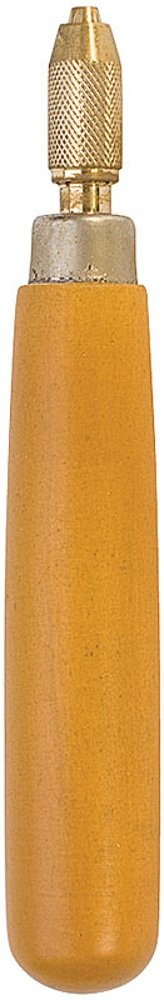Needle File Handle With Brass Chuck HAN-942.00 Polished