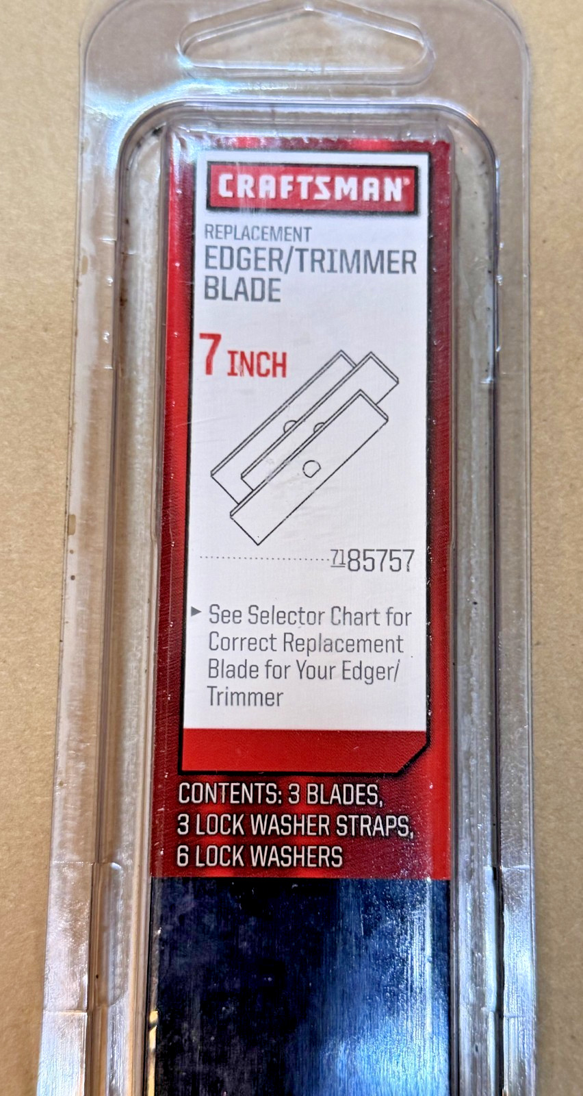 CRAFTSMAN 85757 EDGER Blades - 3 Pack Gas/Electric Trimmer E...
