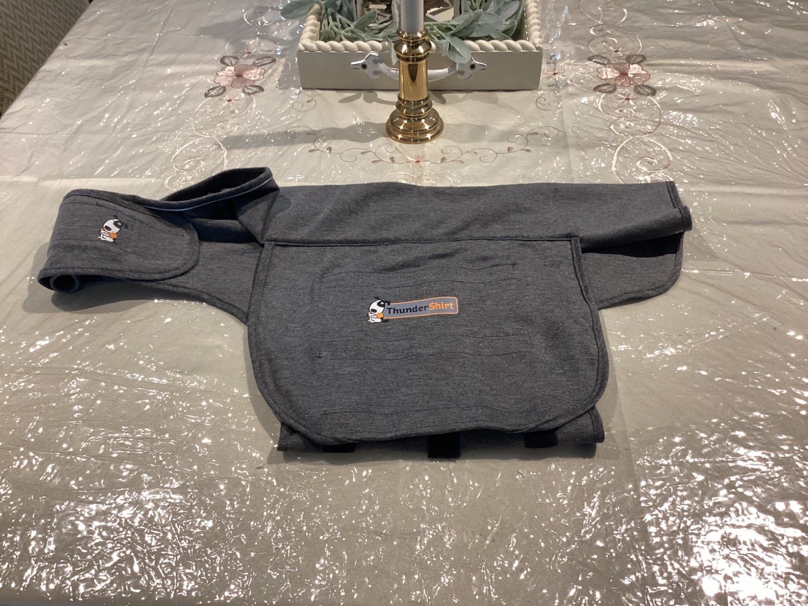 Thundershirt Anxiety Relief Dog Shirt, Heather Gray XL
