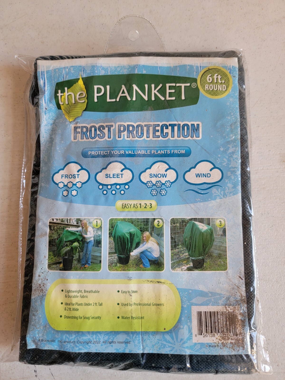 Round Frost Protection Plant Cover, 6 Feet