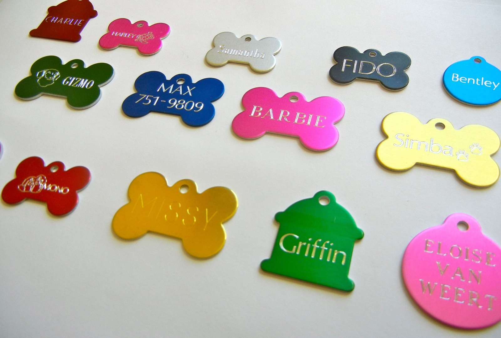 Personalized Engraised Dog Cat Name Tag - Custom ID Tag