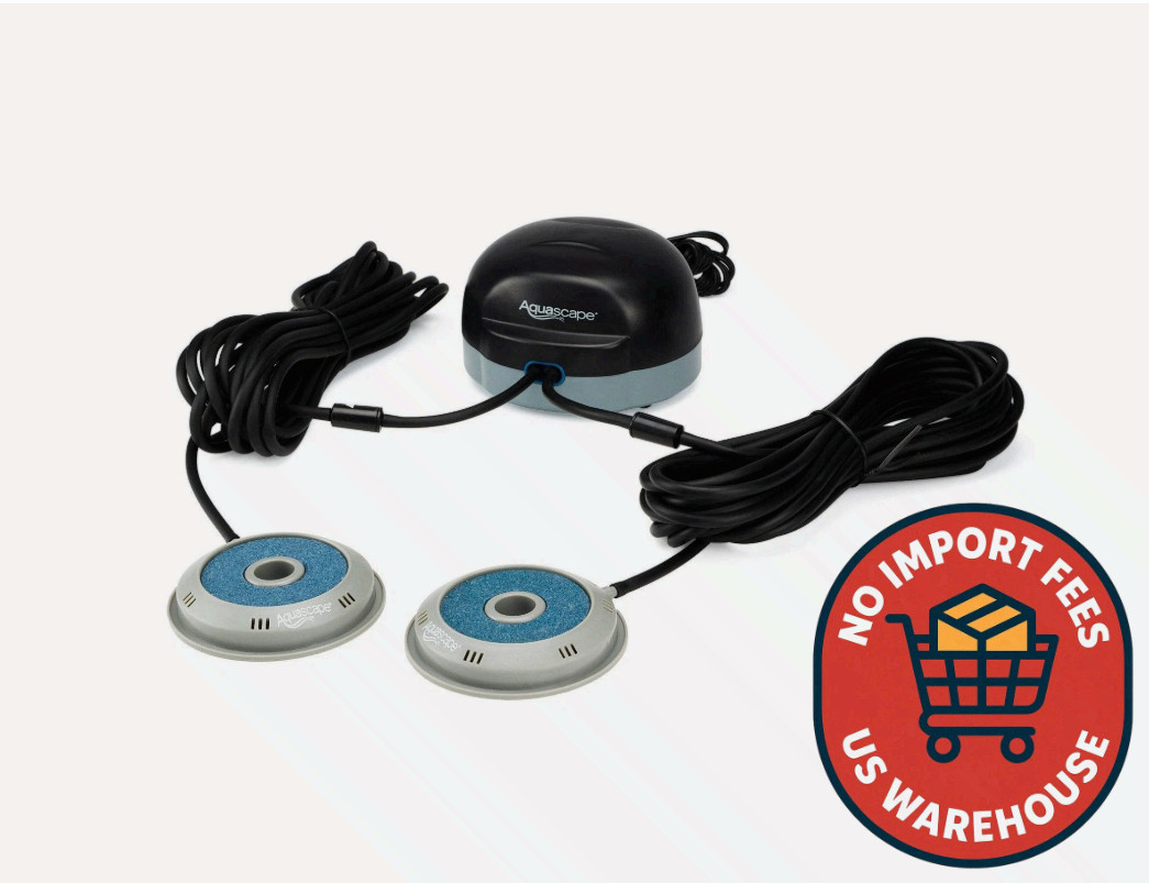 Aquascape Pond Air 2 Aeration Pump for Koi Fish Oxygen Bubbl...