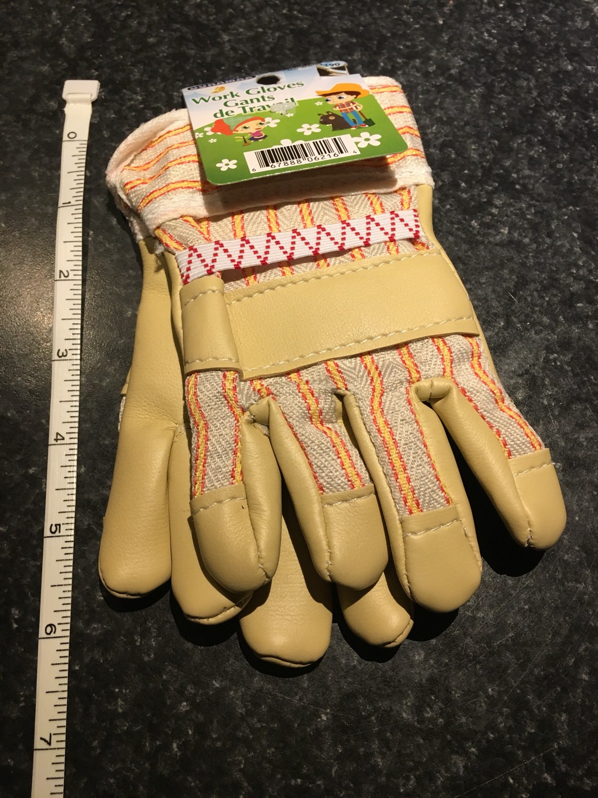 Kids Work Garden Gloves - Size Medium Pack