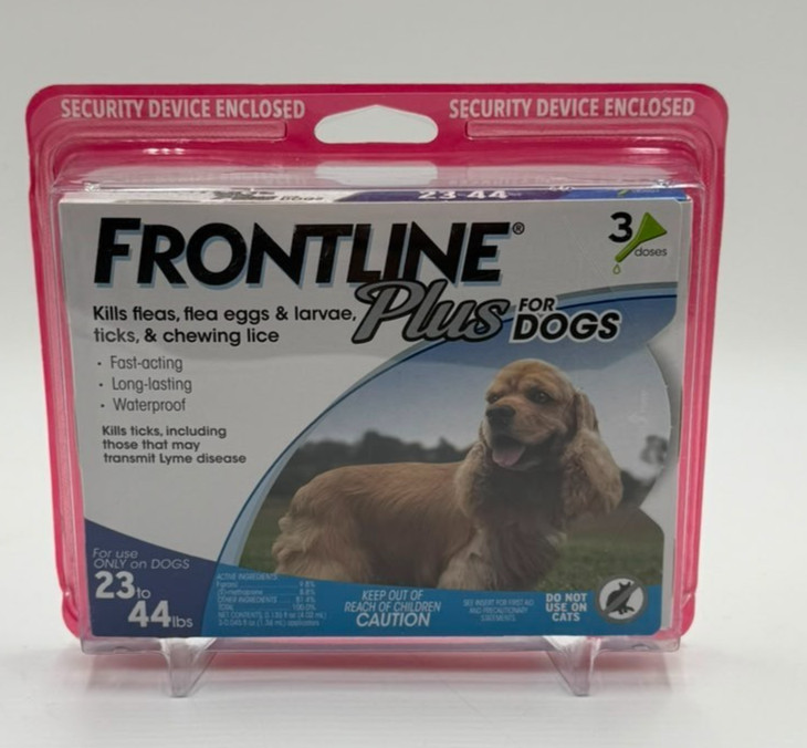 Frontline Plus Flea & Tick Treatment for Medium Dogs (3-Dose...