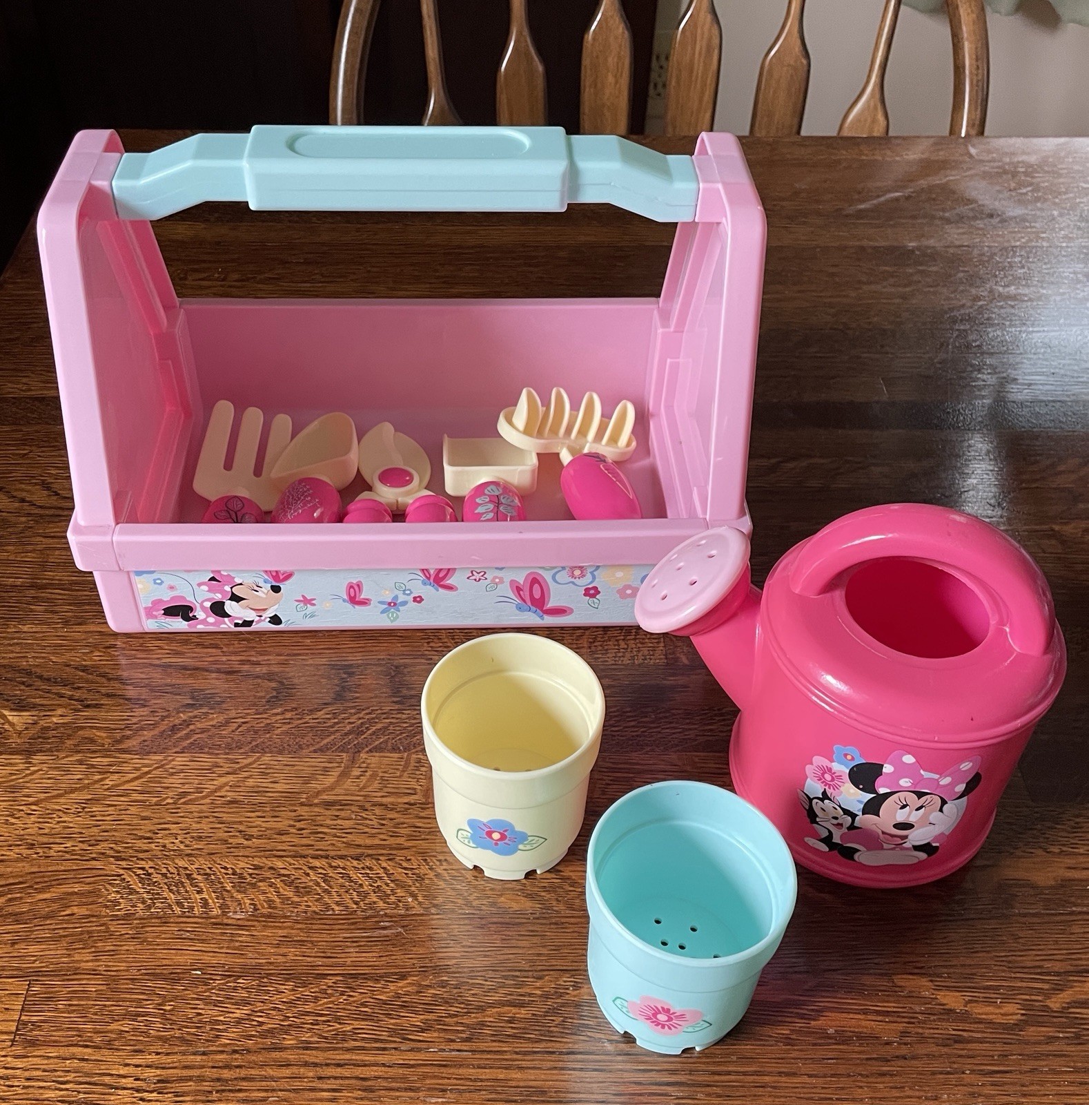 Disney Minnie Mouse Gardening Set Pink Tools