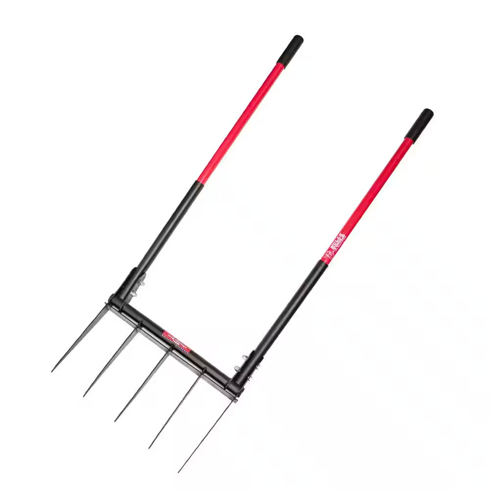 Bully Tools Broadfork - Fiberglass Handles - 42" Model