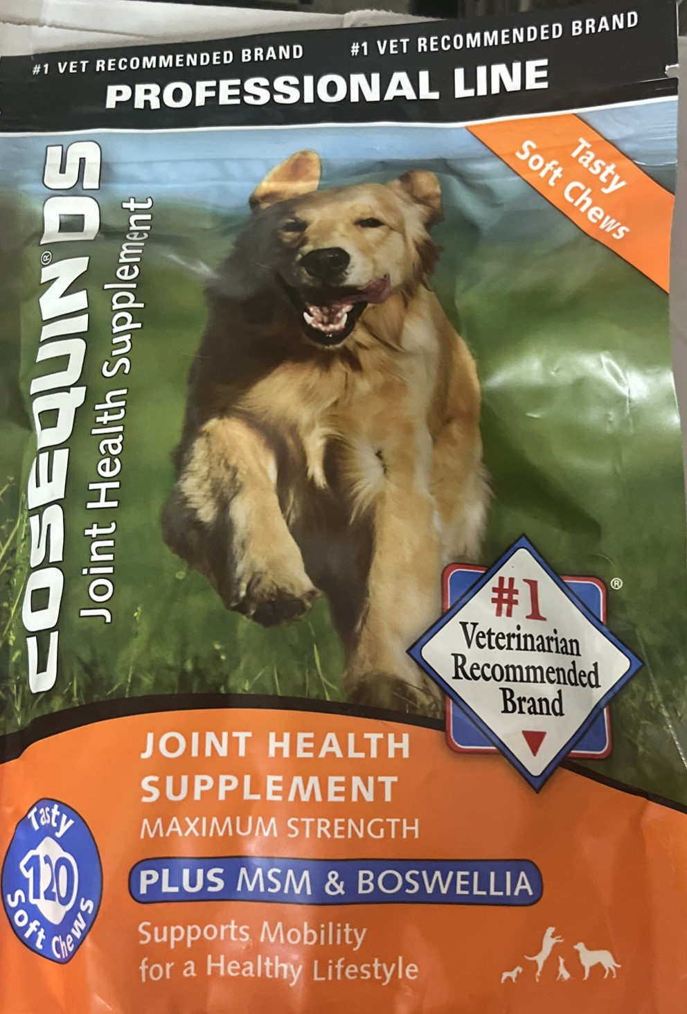 Cosequin DS Plus MSM & Boswellia Soft Chews for Dogs - Joint...