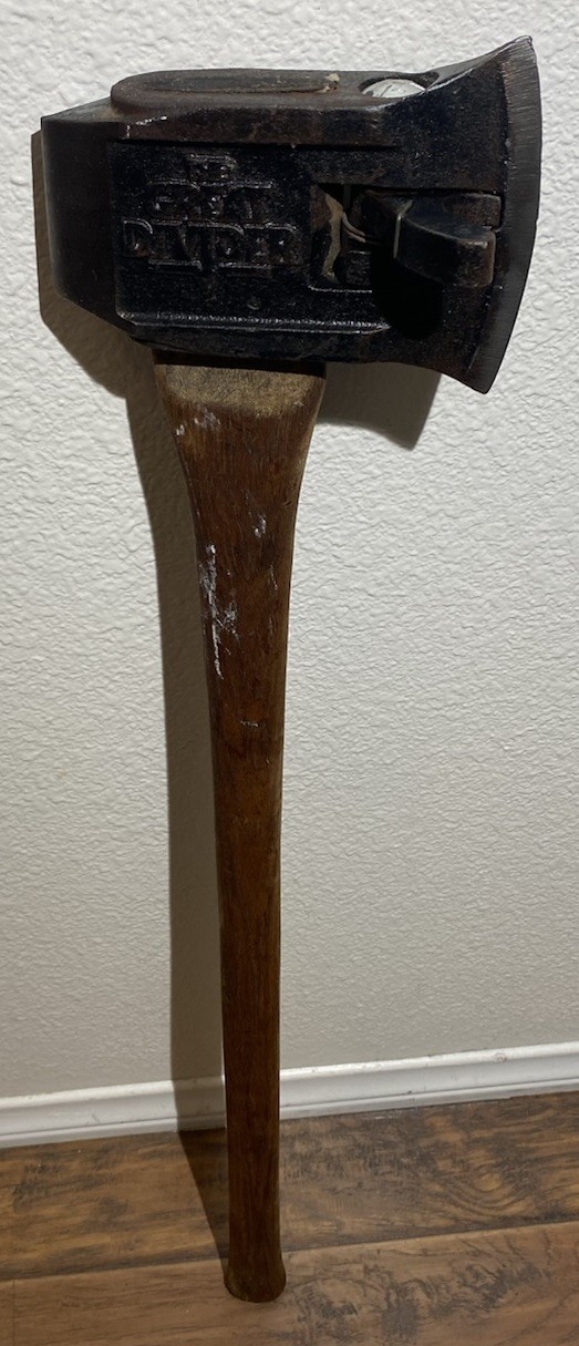 Great Divider Wood Splitting Axe Maul Forestry Wedge Vintage...