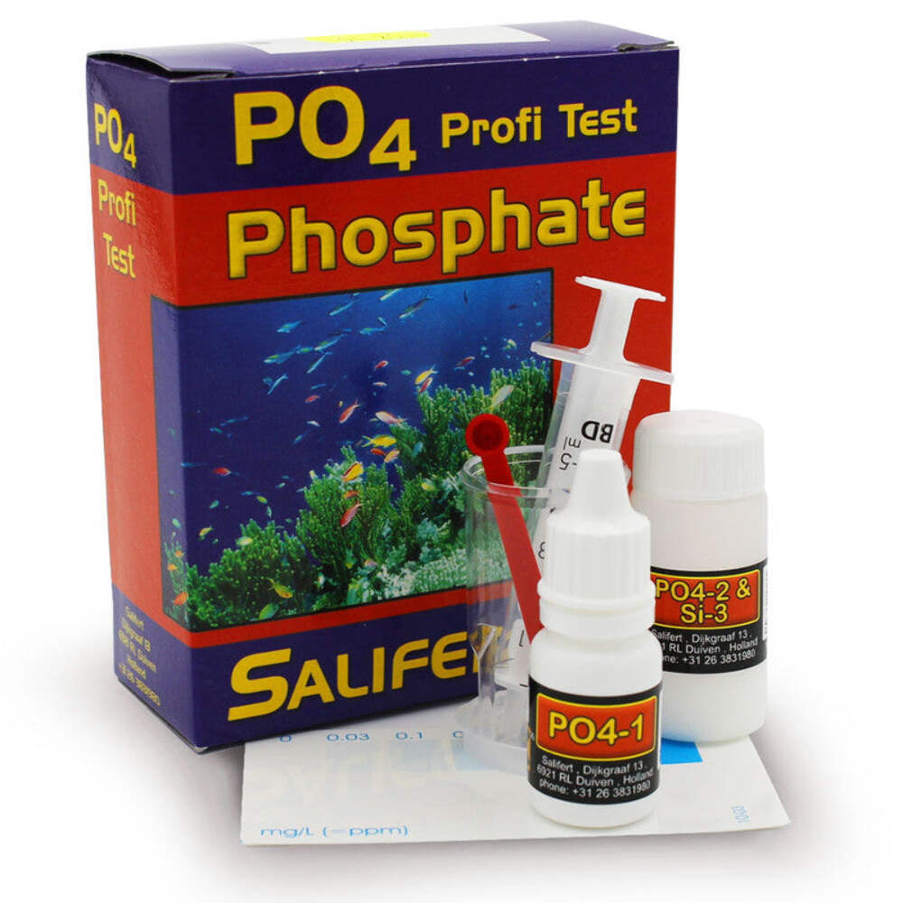 Salifert Phosphate Test Kit – Reef Aquarium PO4 Testing