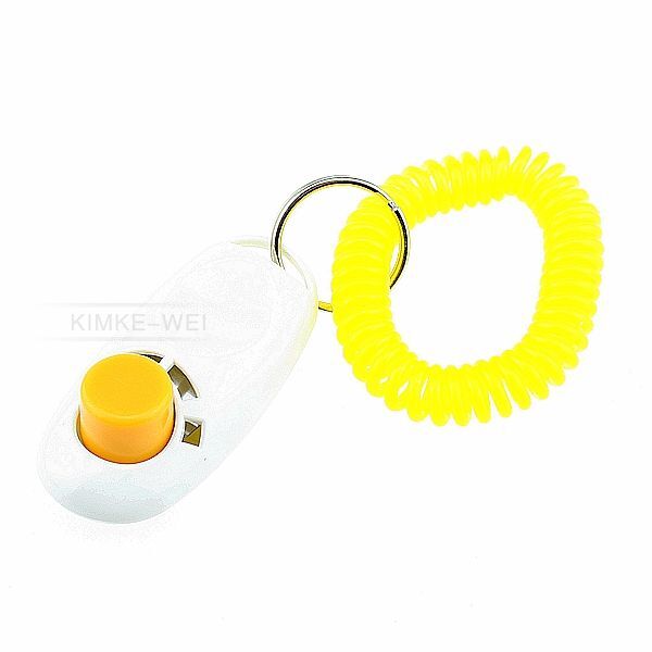 Pet Dog & Cat Clicker Training Aid Wrist Strap