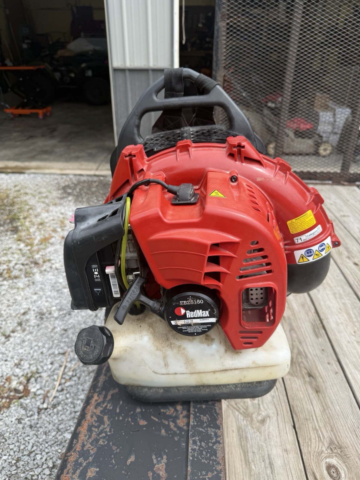 RedMax EBZ5150 Backpack Blower