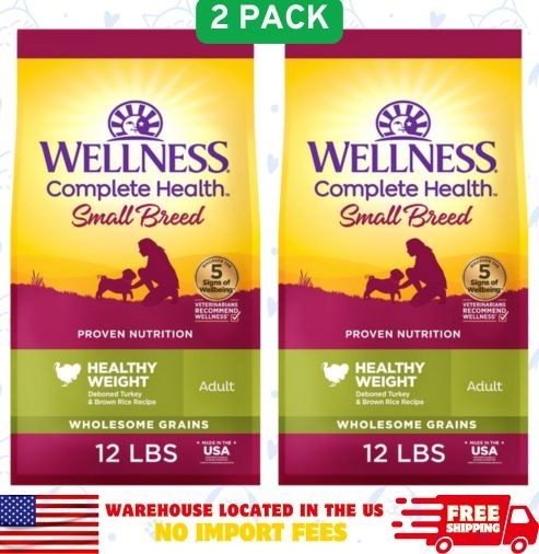 Wellness Small Breed Complete Health Adult Healthy Weight Dr...