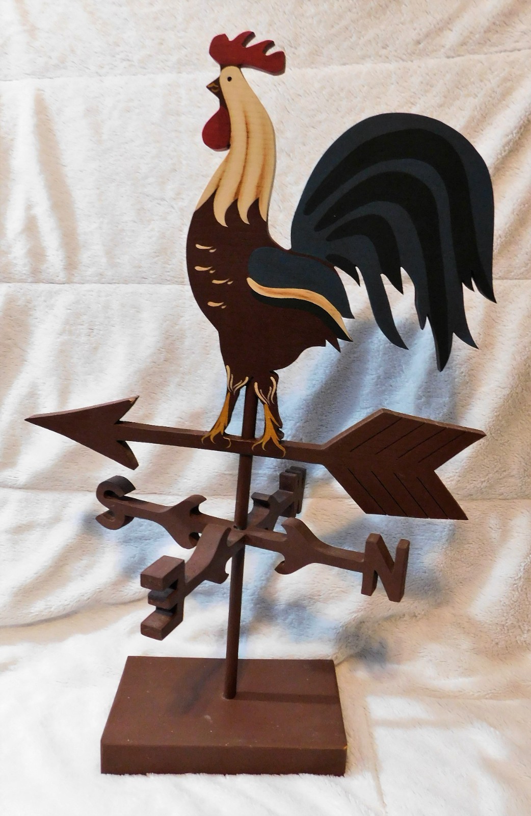 Homemade Painted Weathervane Chickens Weathercock