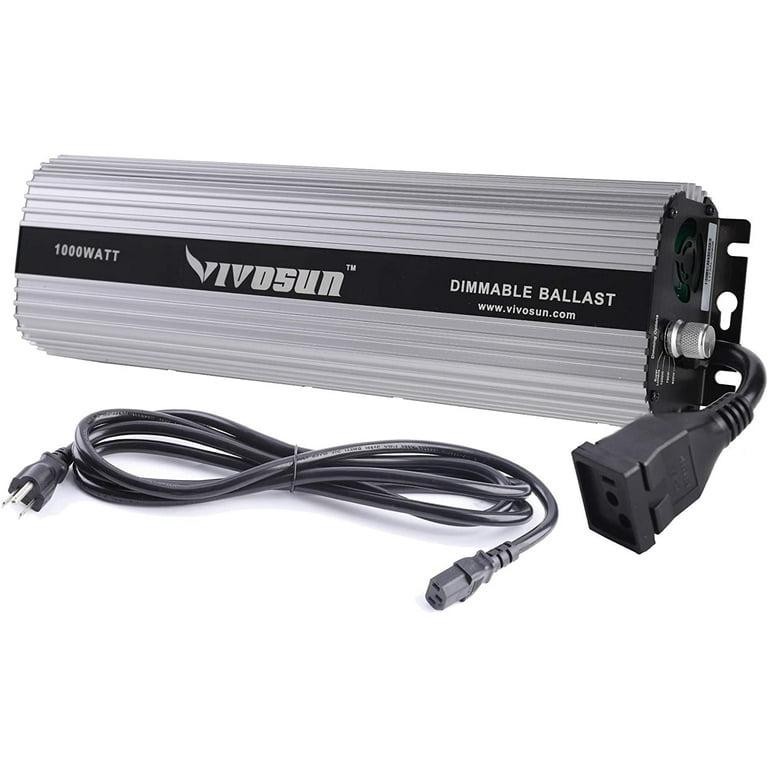 Vivosun 1000W Dimmable Digital Ballast Grow Light (MH/HPS) -...
