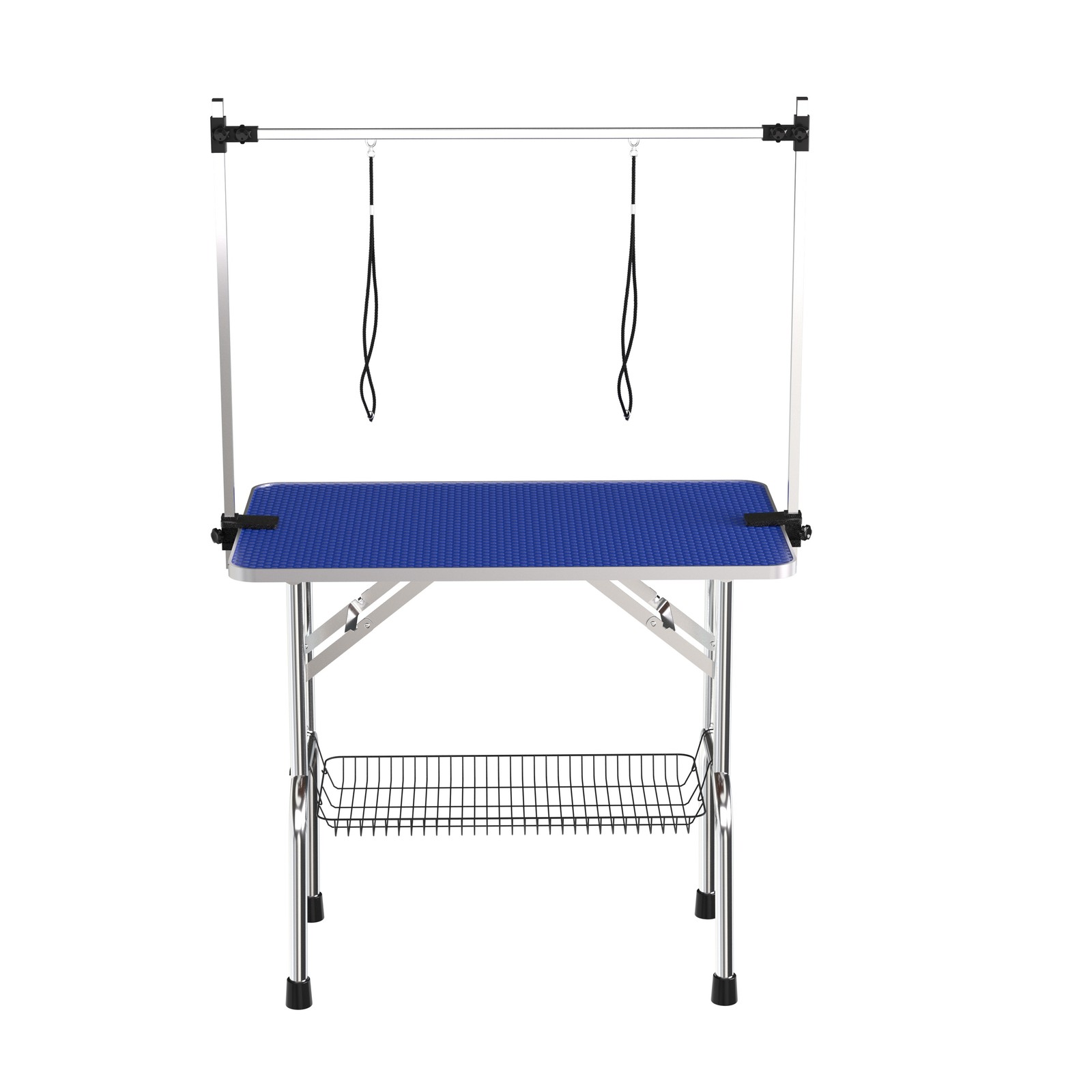 Foldable Dog Cat Grooming Table - 36 Inch Large Pet Bed with...