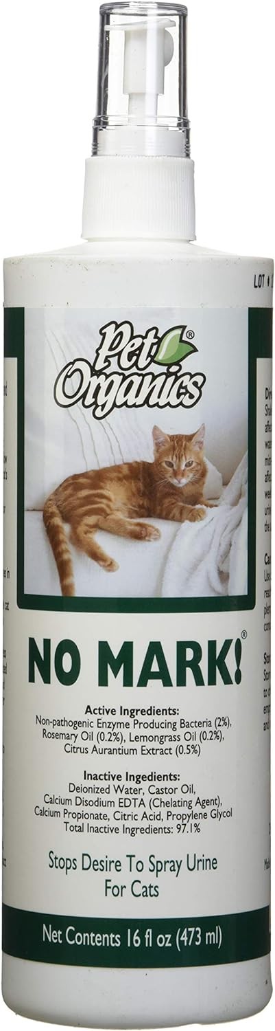 NaturVet Pet Organics No Mark Urine Odor Eliminating Spray f...