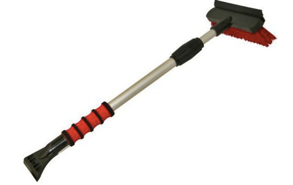 Extendable Snow Brush & Ice Scraper - 36 Inches Reach - 3 Fo...