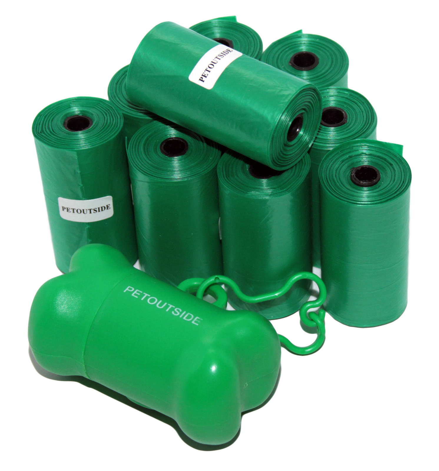 Dog Waste Bags - Colorful Refill Rolls (6-Pack) Dispenser In...