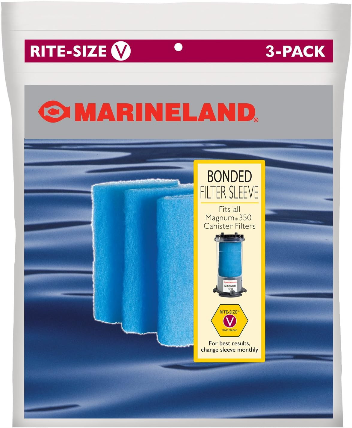 Marineland PA0114-03 Bonded Filter Sleeve for Magnum 350 Can...
