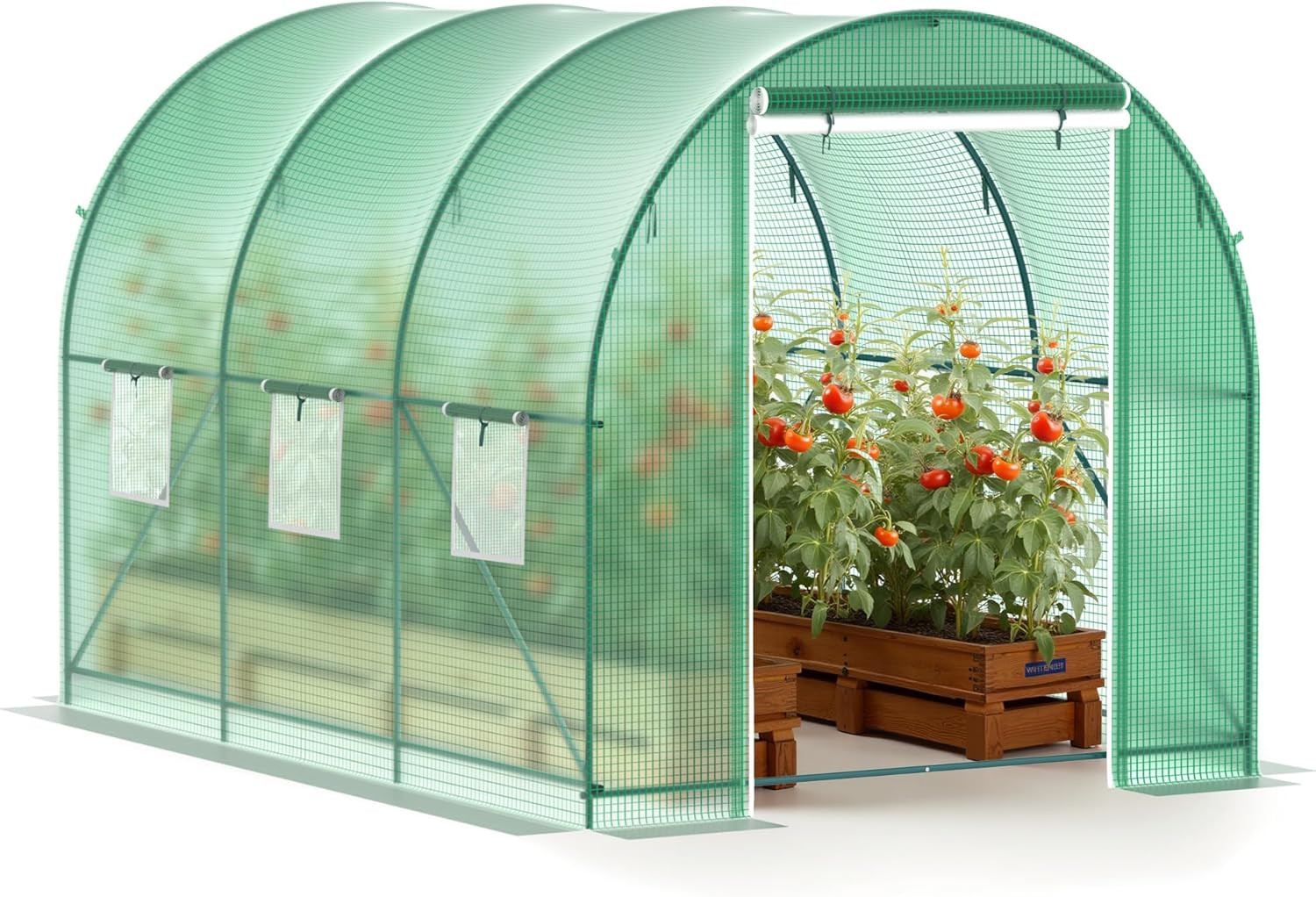Heavy Duty Tunnel Greenhouse - 10'X7'X7' Walk-In Greenhouse...