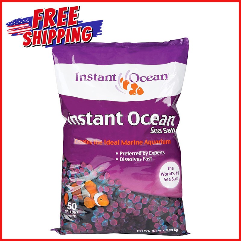 Instant Ocean Sea Salt Marine Aquarium Filter | 50 Gallon Ni...