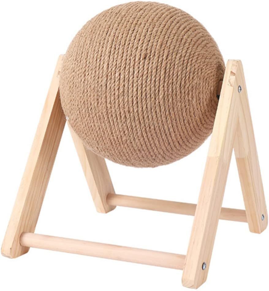 Pet Cat Scratching Ball Kitten Sisal Rope Interactive Toy